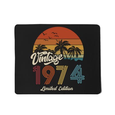 49th Birthday Vintage Limited Edition 1974 Mousepad