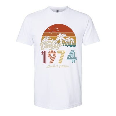 49th Birthday Vintage Limited Edition 1974 Softstyle® CVC T-Shirt