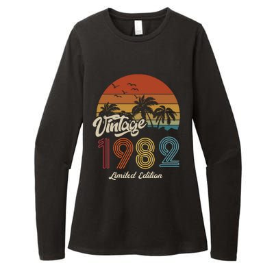 41st Birthday Vintage Limited Edition 1982 Womens CVC Long Sleeve Shirt