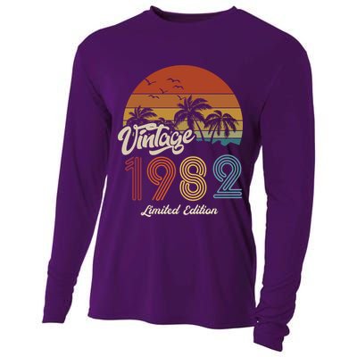 41st Birthday Vintage Limited Edition 1982 Cooling Performance Long Sleeve Crew
