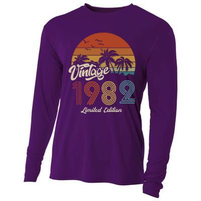 41st Birthday Vintage Limited Edition 1982 Cooling Performance Long Sleeve Crew