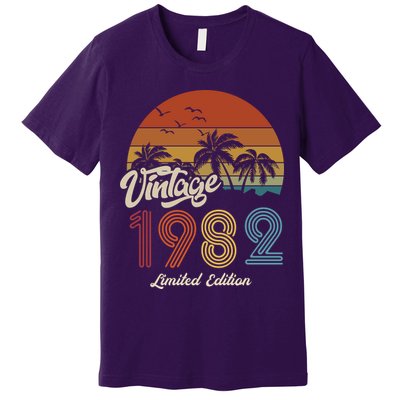 41st Birthday Vintage Limited Edition 1982 Premium T-Shirt