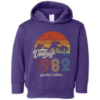 41st Birthday Vintage Limited Edition 1982 Toddler Hoodie