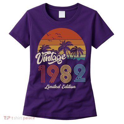 41st Birthday Vintage Limited Edition 1982 Womens T-Shirt