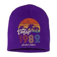 41st Birthday Vintage Limited Edition 1982 Short Acrylic Beanie