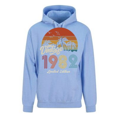 41st Birthday Vintage Limited Edition 1982 Unisex Surf Hoodie