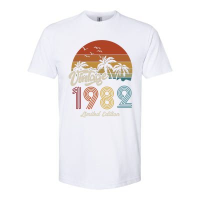 41st Birthday Vintage Limited Edition 1982 Softstyle CVC T-Shirt