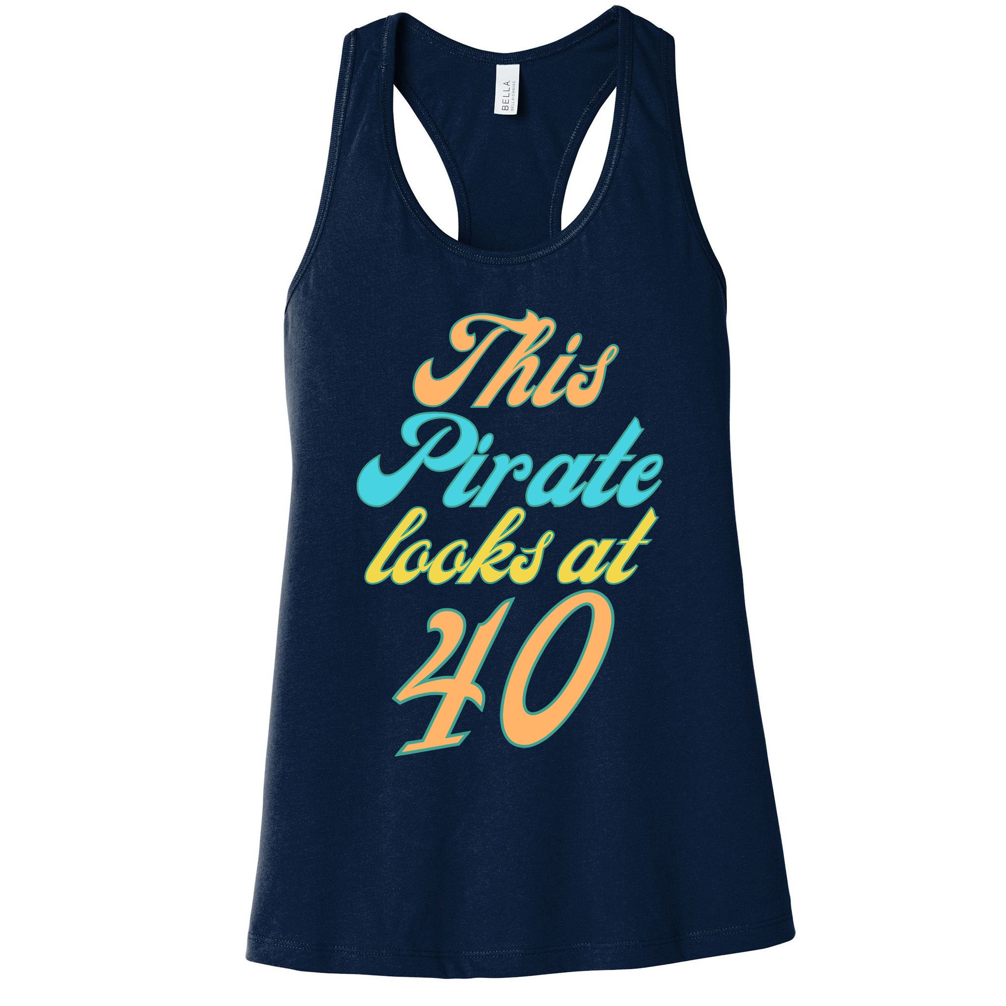 40th Birthday, Yes I am a Pirate Womens Tank Top