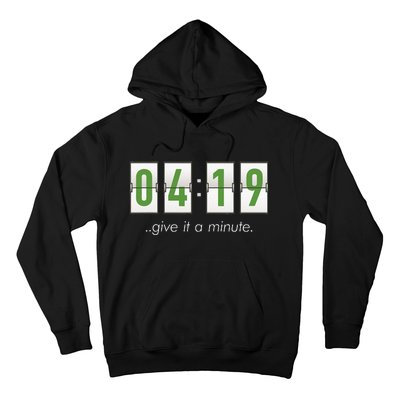 420 Clock 419 Subtle Stoner Marijuana Weed Humor Hoodie