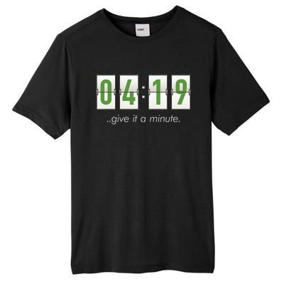 420 Clock 419 Subtle Stoner Marijuana Weed Humor Tall Fusion ChromaSoft Performance T-Shirt