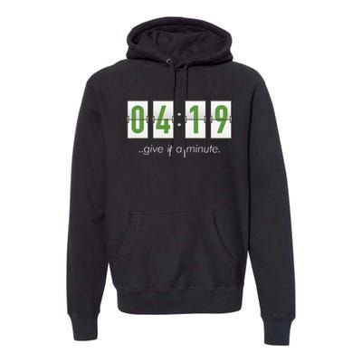 420 Clock 419 Subtle Stoner Marijuana Weed Humor Premium Hoodie