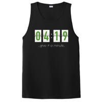 420 Clock 419 Subtle Stoner Marijuana Weed Humor PosiCharge Competitor Tank