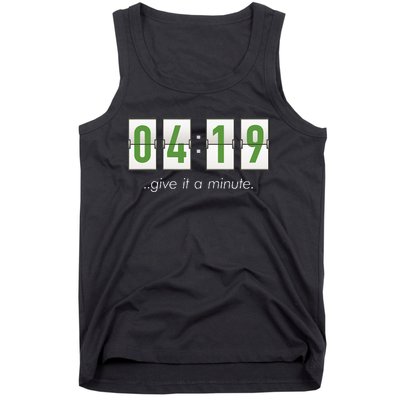 420 Clock 419 Subtle Stoner Marijuana Weed Humor Tank Top