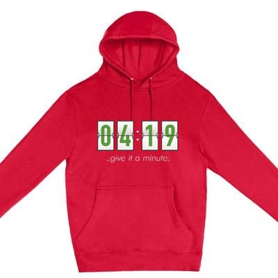 420 Clock 419 Subtle Stoner Marijuana Weed Humor Premium Pullover Hoodie