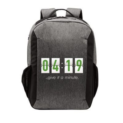 420 Clock 419 Subtle Stoner Marijuana Weed Humor Vector Backpack