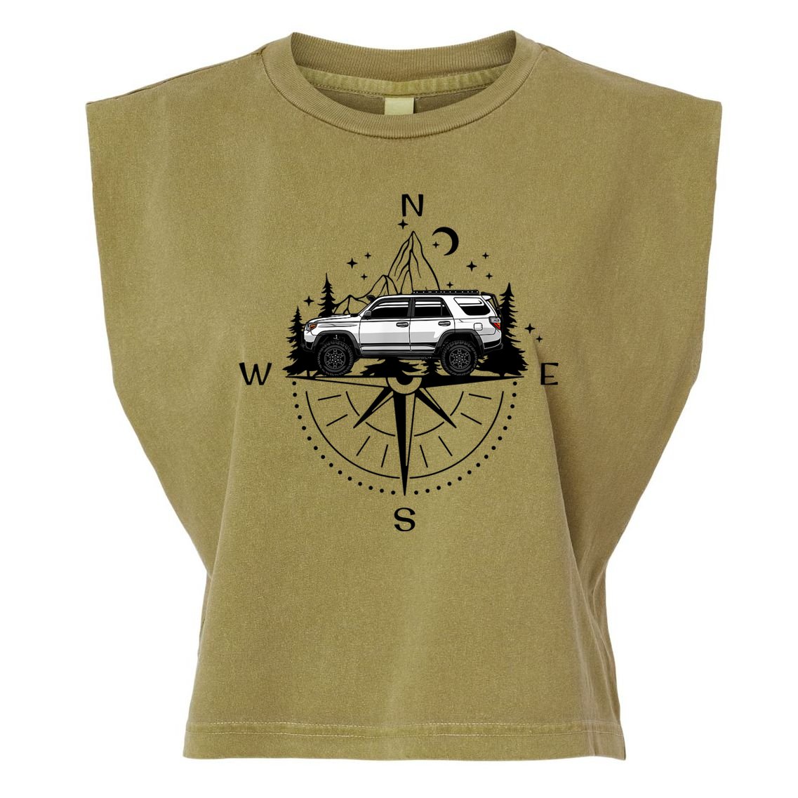 4runner Camping Garment-Dyed Women's Muscle Tee