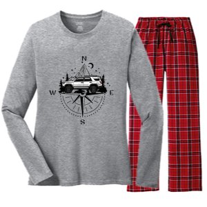 4runner Camping Women's Long Sleeve Flannel Pajama Set 