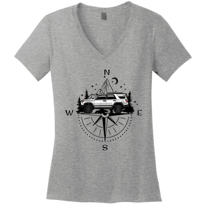 4runner Camping Women's V-Neck T-Shirt