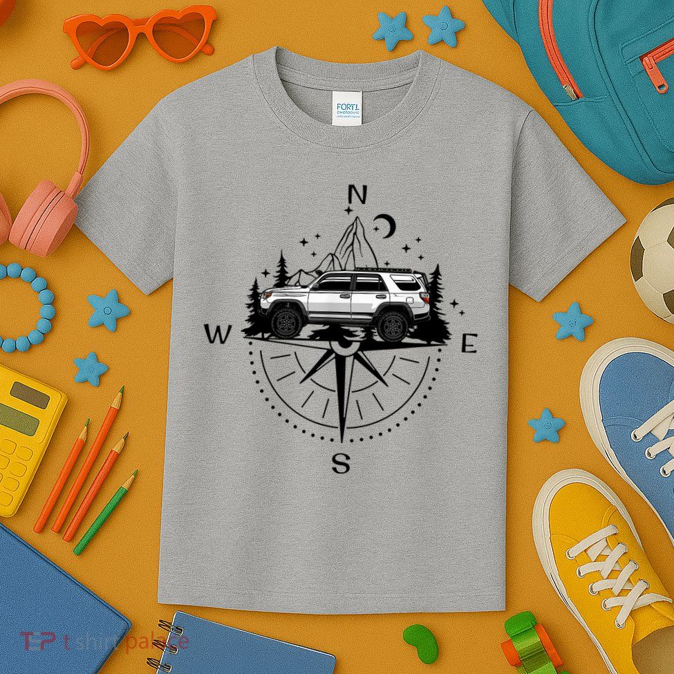 4runner Camping Kids T-Shirt