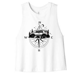 4runner Camping Women's Racerback Cropped Tank