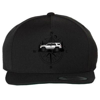 4runner Camping Wool Snapback Cap
