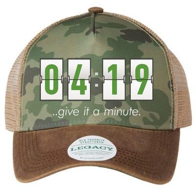 420 Clock 419 Subtle Stoner Marijuana Weed Humor Legacy Tie Dye Trucker Hat