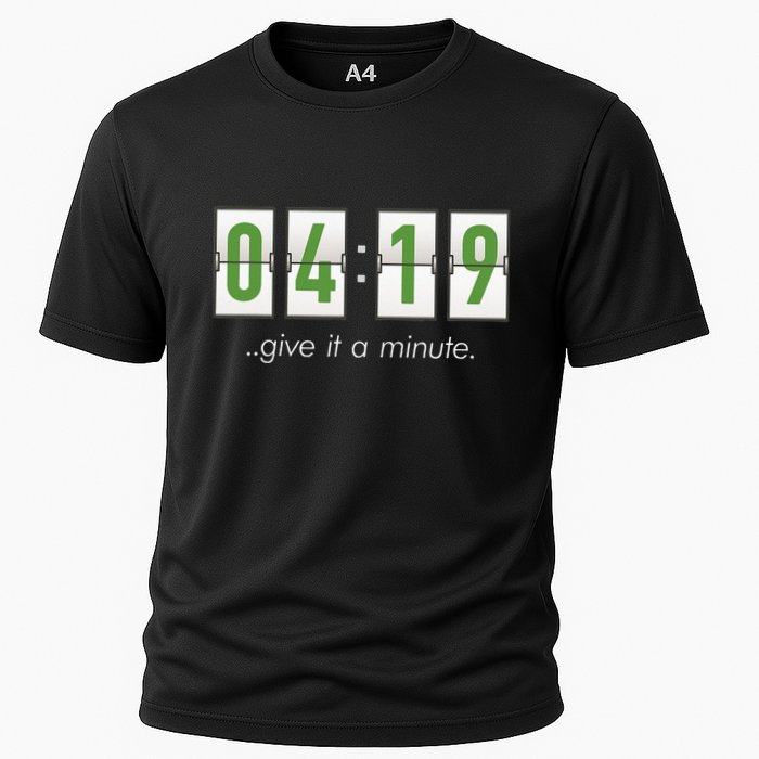 420 Clock 419 Subtle Stoner Marijuana Weed Humor Cooling Performance Crew T-Shirt