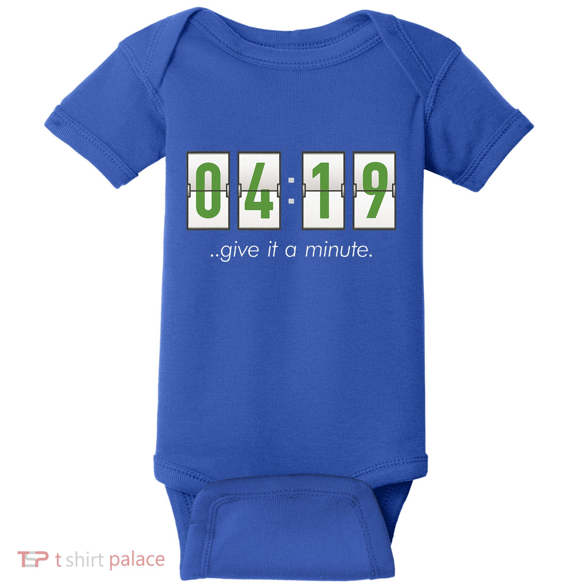 420 Clock 419 Subtle Stoner Marijuana Weed Humor Baby Bodysuit