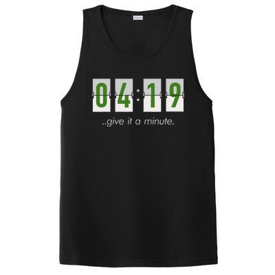 420 Clock 419 Subtle Stoner Marijuana Weed Humor PosiCharge Competitor Tank