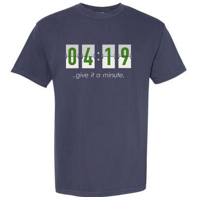 420 Clock 419 Subtle Stoner Marijuana Weed Humor Garment-Dyed Heavyweight T-Shirt