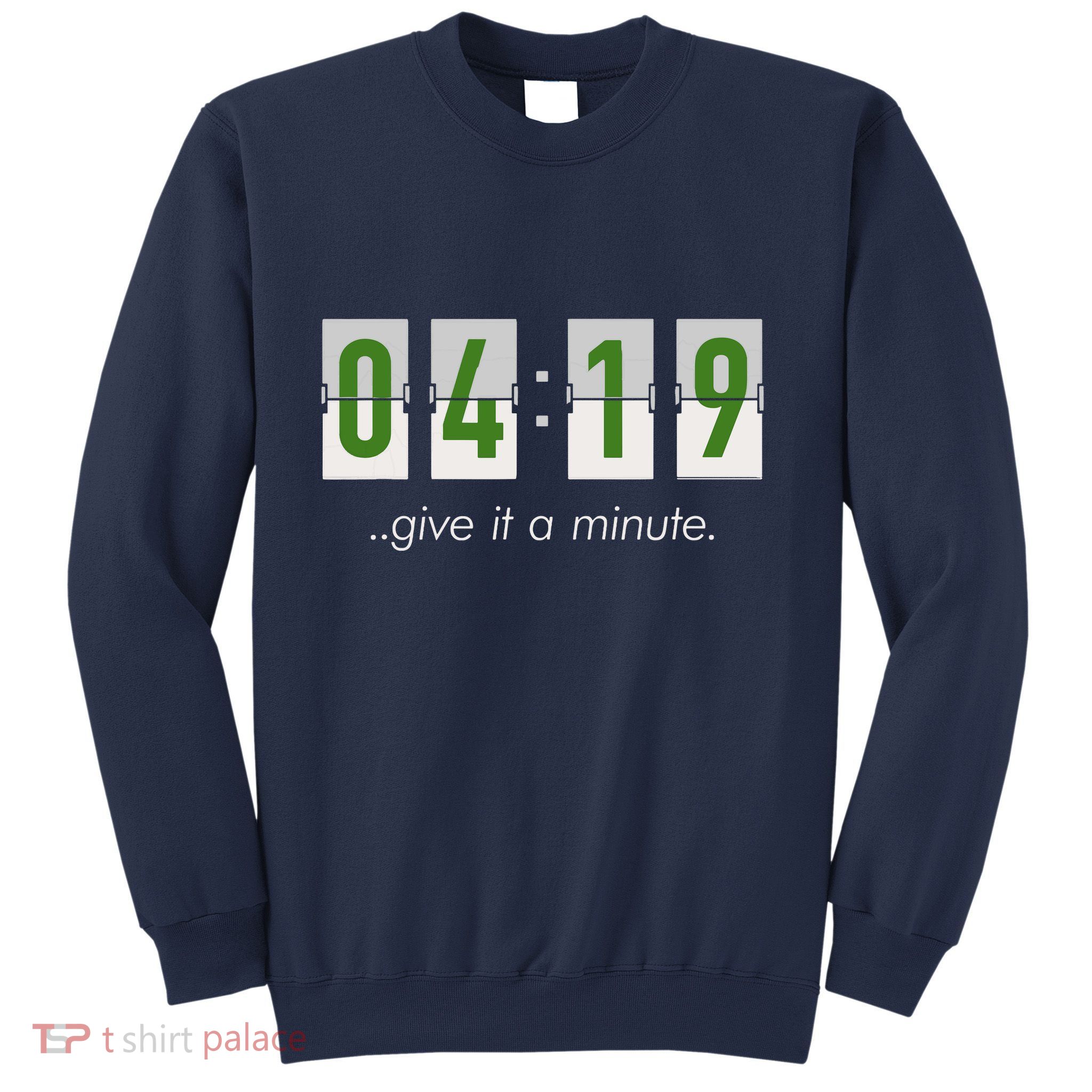 420 Clock 419 Subtle Stoner Marijuana Weed Humor Sweatshirt