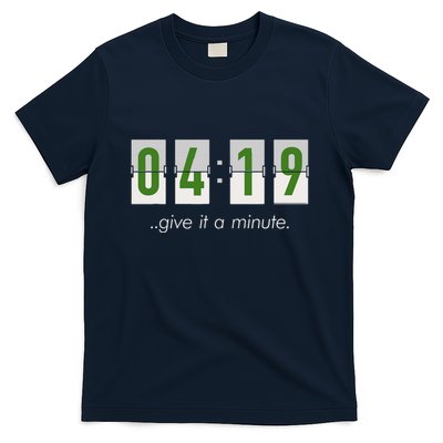 420 Clock 419 Subtle Stoner Marijuana Weed Humor T-Shirt