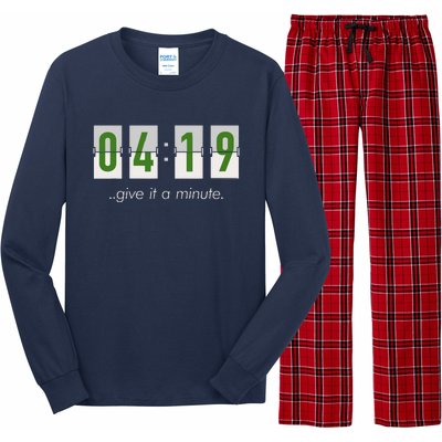 420 Clock 419 Subtle Stoner Marijuana Weed Humor Long Sleeve Pajama Set