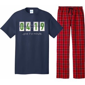 420 Clock 419 Subtle Stoner Marijuana Weed Humor Pajama Set