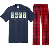 420 Clock 419 Subtle Stoner Marijuana Weed Humor Pajama Set