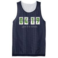 420 Clock 419 Subtle Stoner Marijuana Weed Humor Mesh Reversible Basketball Jersey Tank