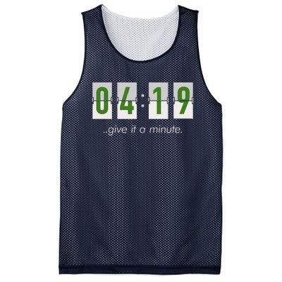 420 Clock 419 Subtle Stoner Marijuana Weed Humor Mesh Reversible Basketball Jersey Tank