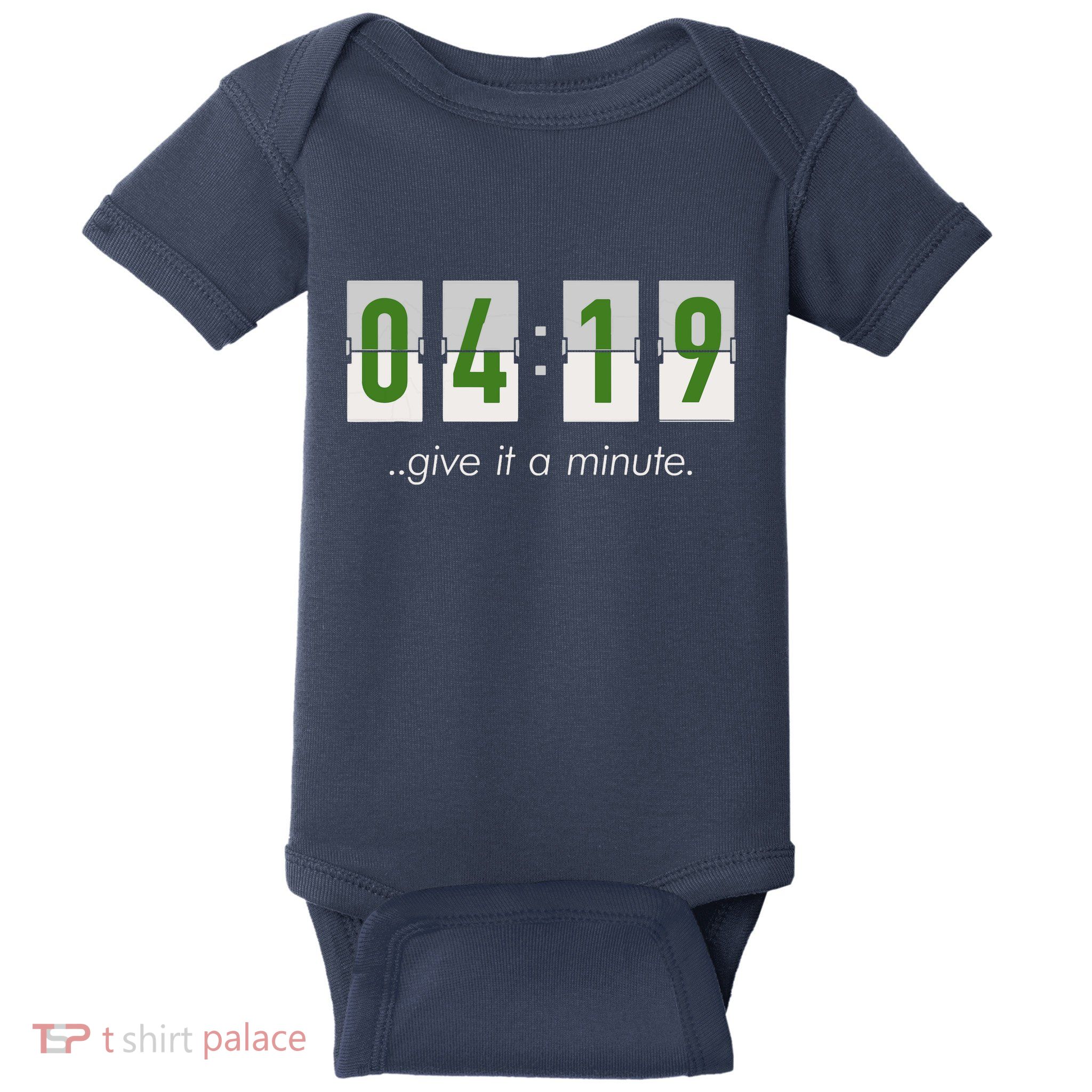 420 Clock 419 Subtle Stoner Marijuana Weed Humor Baby Bodysuit