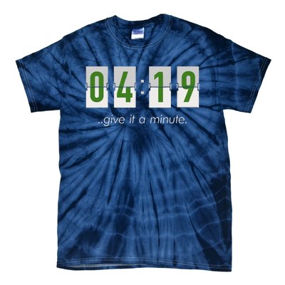 420 Clock 419 Subtle Stoner Marijuana Weed Humor Tie-Dye T-Shirt