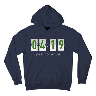 420 Clock 419 Subtle Stoner Marijuana Weed Humor Tall Hoodie