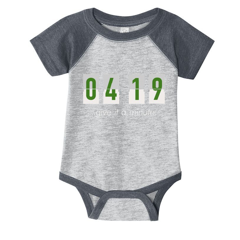 420 Clock 419 Subtle Stoner Marijuana Weed Humor Infant Baby Jersey Bodysuit