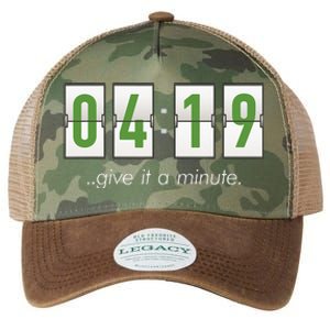 420 Clock 419 Subtle Stoner Marijuana Weed Humor Legacy Tie Dye Trucker Hat