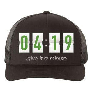 420 Clock 419 Subtle Stoner Marijuana Weed Humor Yupoong Adult 5-Panel Trucker Hat