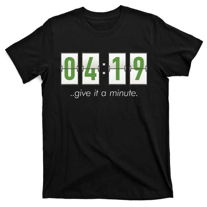 420 Clock 419 Subtle Stoner Marijuana Weed Humor T-Shirt