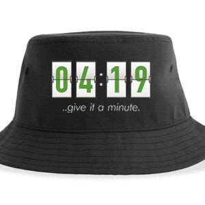 420 Clock 419 Subtle Stoner Marijuana Weed Humor Sustainable Bucket Hat