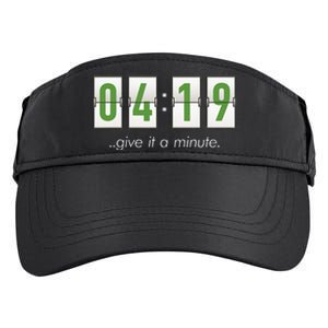 420 Clock 419 Subtle Stoner Marijuana Weed Humor Adult Drive Performance Visor