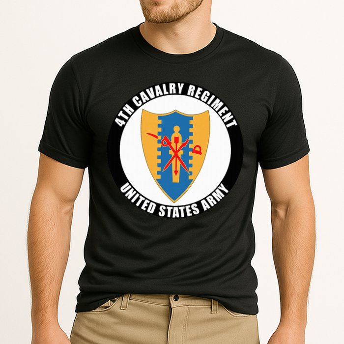 4th Cavalry Regiment United States Army Veteran Military Cooling Performance Crew T-Shirt