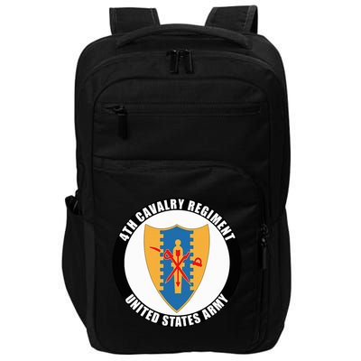 4th Cavalry Regiment United States Army Veteran Military Impact Tech Backpack