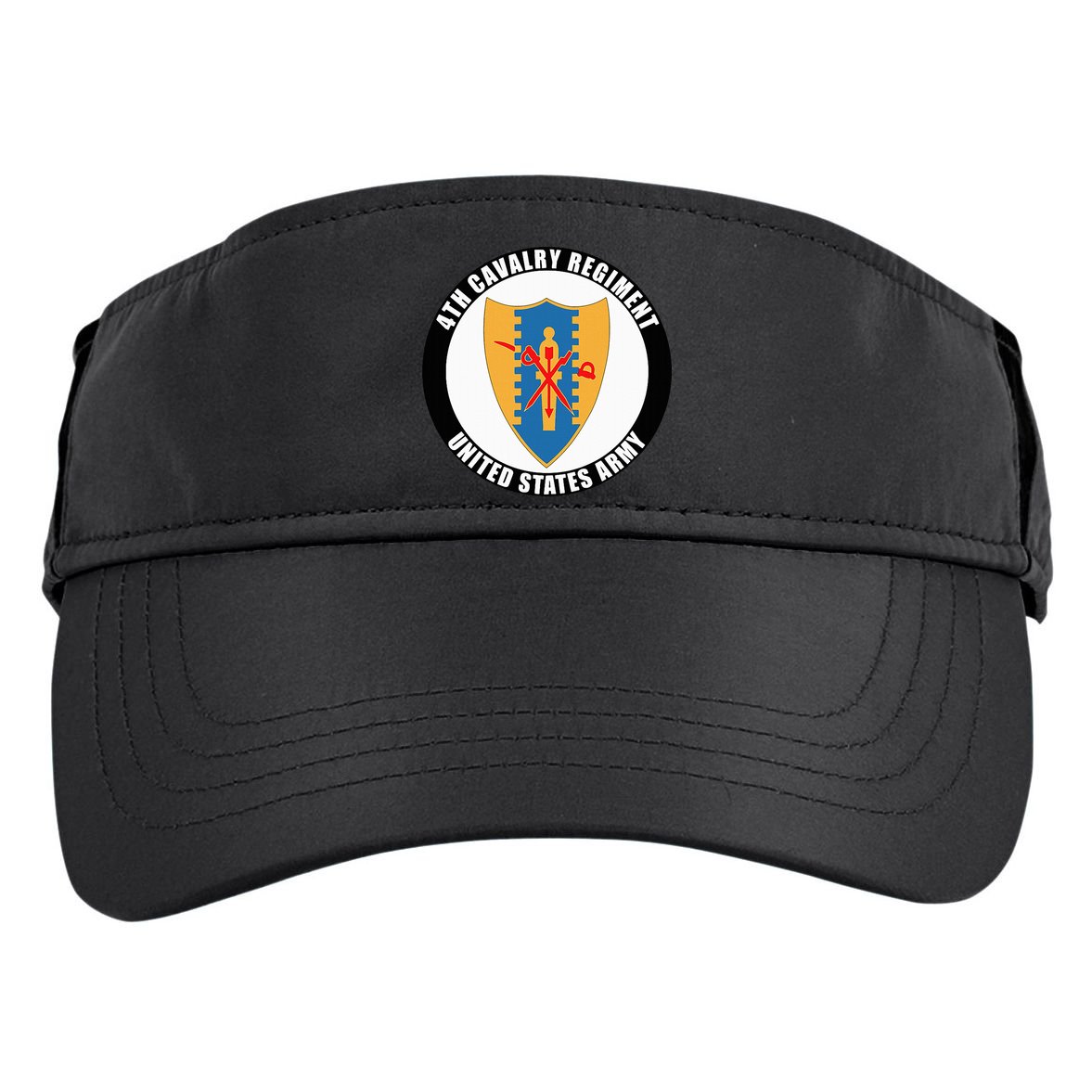 4th Cavalry Regiment United States Army Veteran Military Adult Drive Performance Visor
