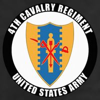 4th Cavalry Regiment United States Army Veteran Military Adult Drive Performance Visor